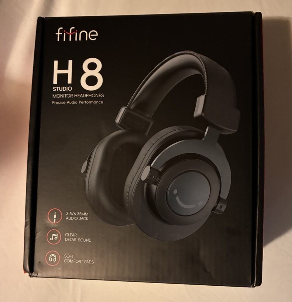 FIFINE Studio Wired Headphones Over Ear, Noise Cancelling - H8